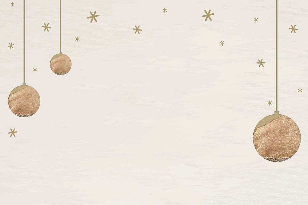 New Year gold balls with shimmering star lights vector