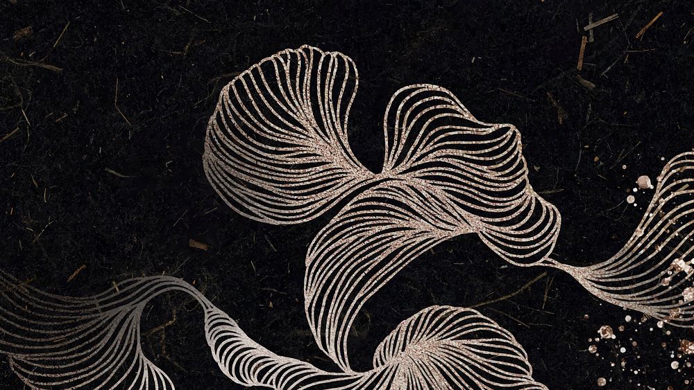 Shiny swirly abstract art wallpaper vector