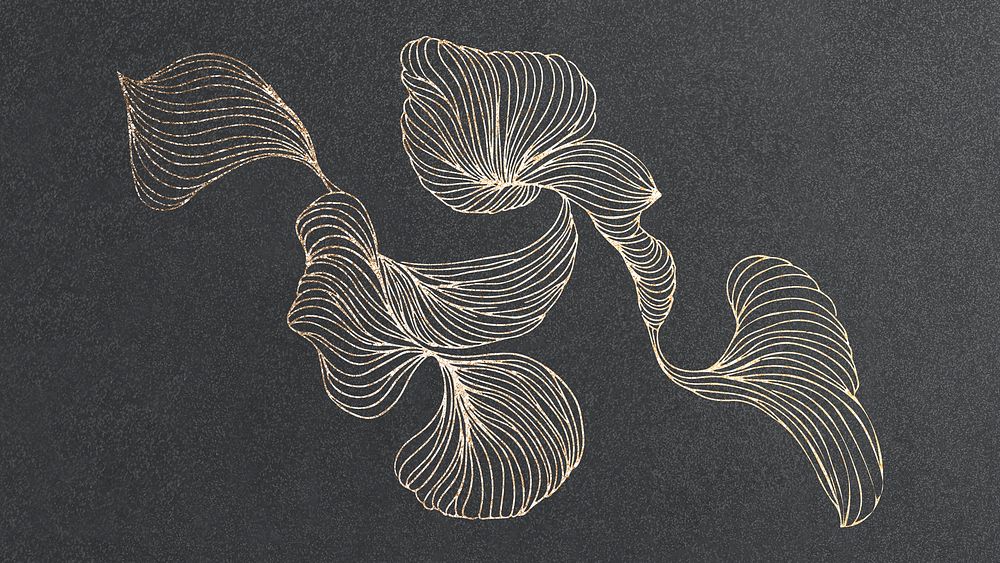 Shiny swirly abstract art wallpaper vector