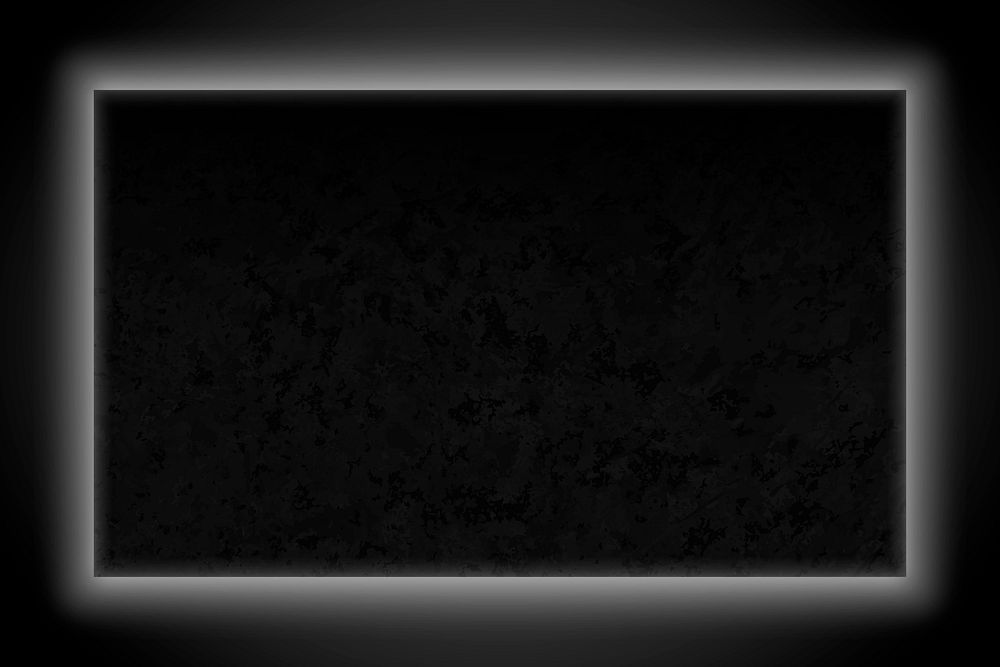 Rectangle gray neon light frame template vector