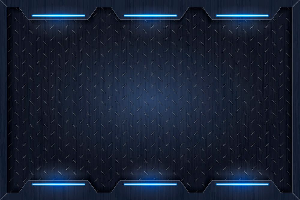 SImple blue technology background template vector