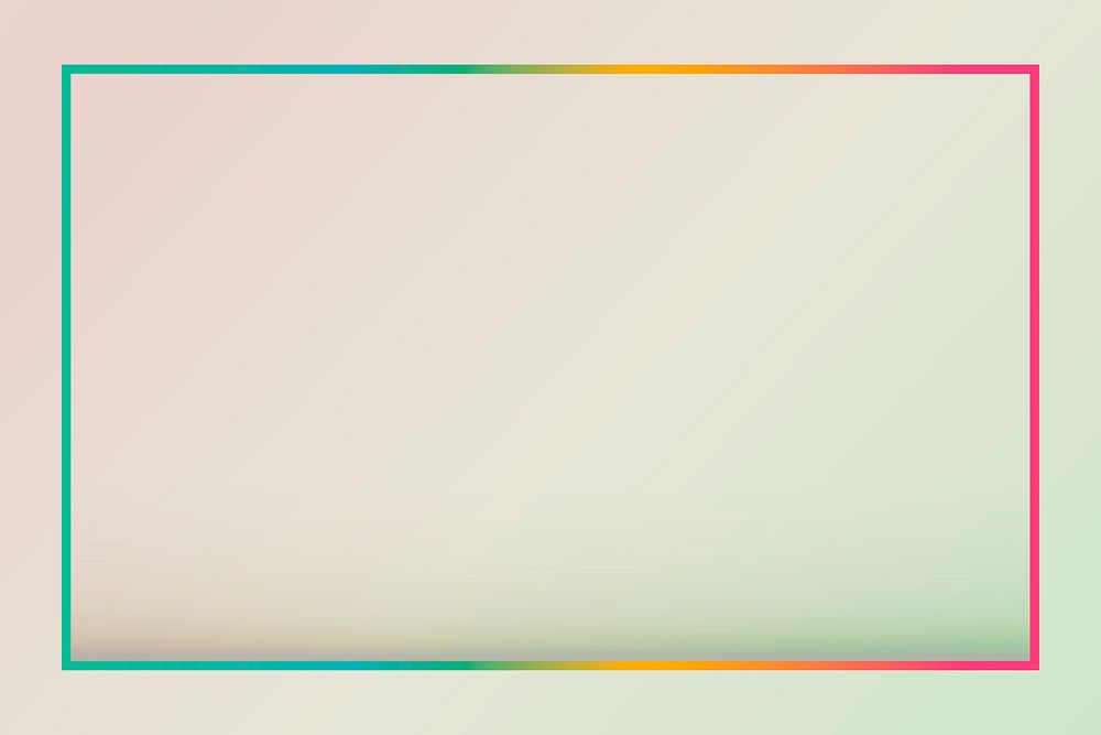 Gradient border background vector