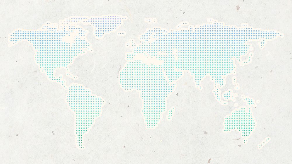 Continents of the world background vector