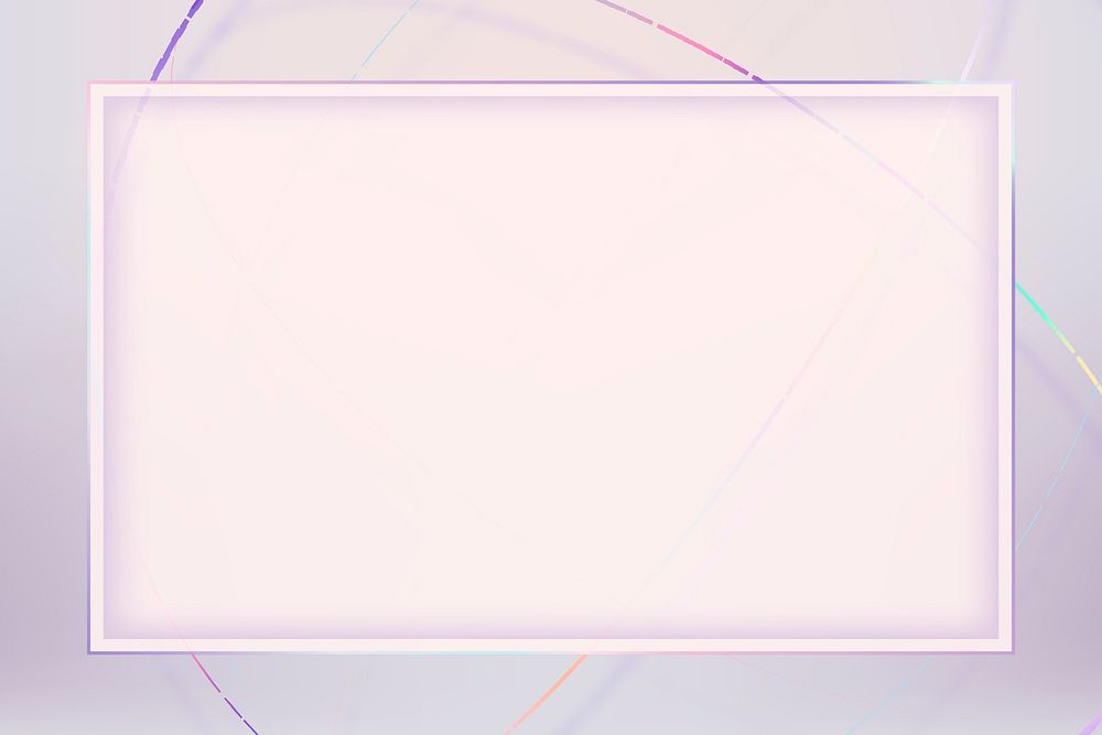 Pastel purple frame psd design space