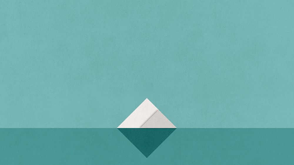 Pyramid dull color background minimal poster style
