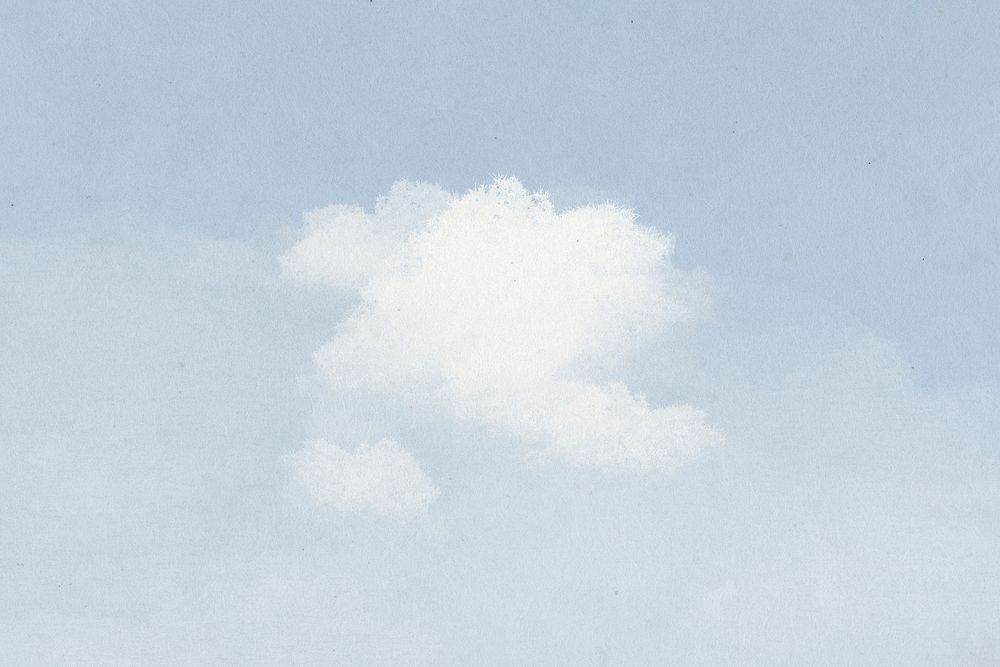Background psd cloud on blue sky illustration