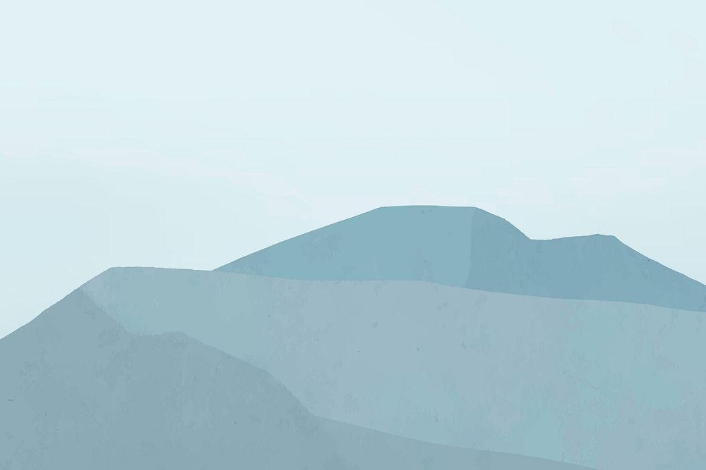Background of blue mountains vector