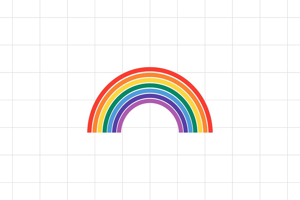 Rainbow LGBTQ pride vector background