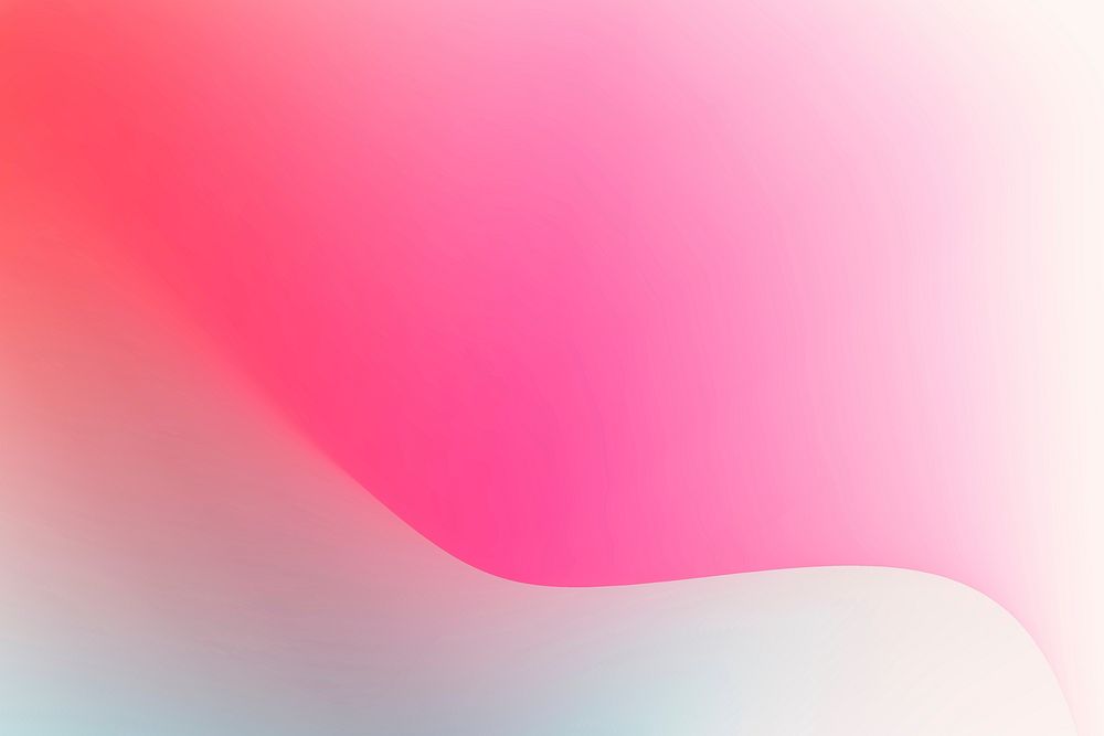 Aesthetic wave gradient background vector with pink and blue