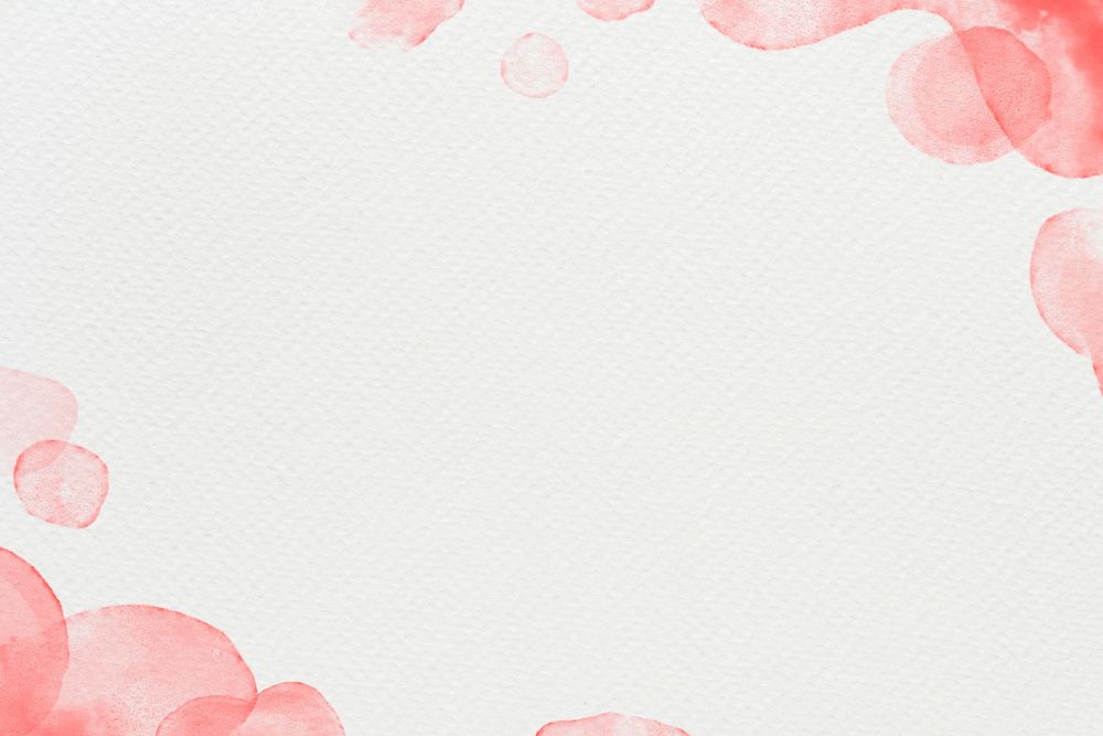 Watercolor background psd in red abstract style