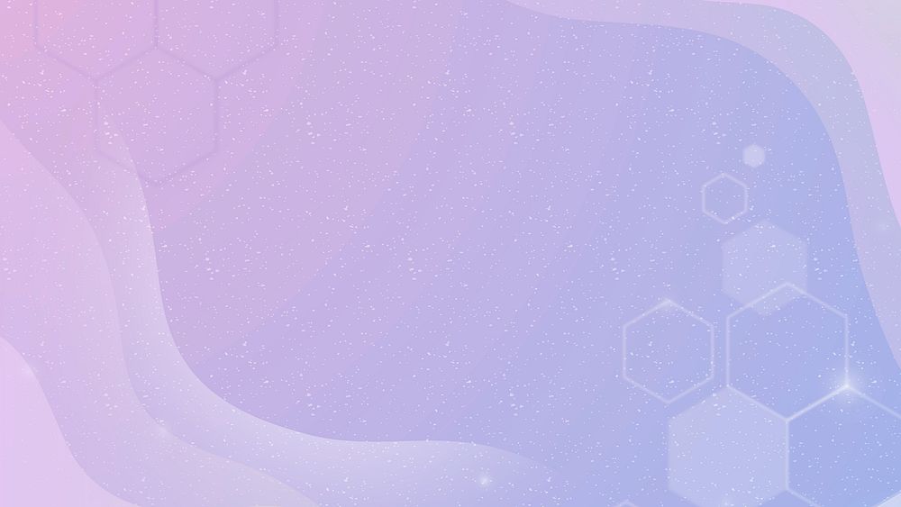Aesthetic purple HD wallpaper, simple background with hexagons