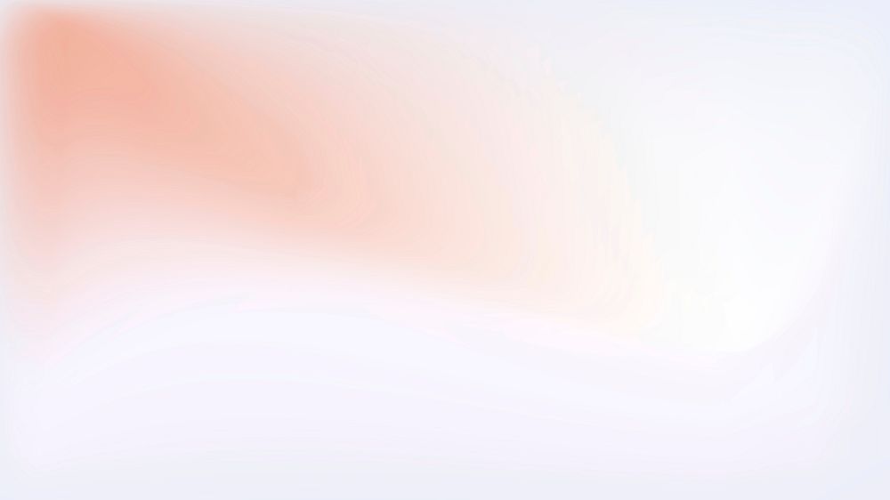Pastel gradient blur soft peach background vector