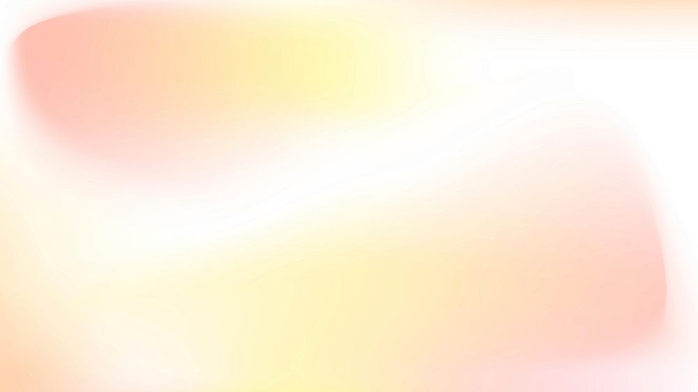 Yellow soft pastel gradient blur vector background