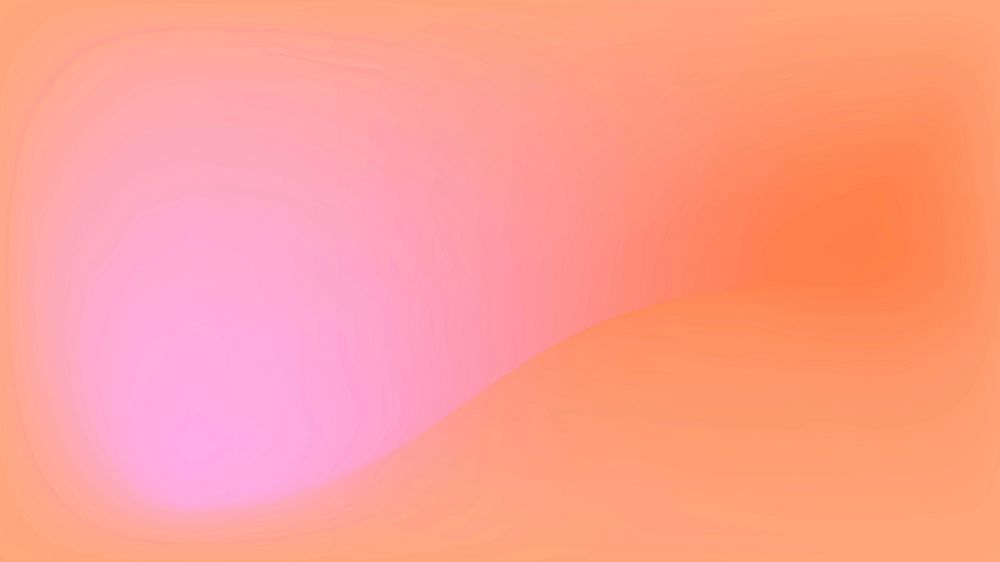Pastel orange pink gradient blur vector background