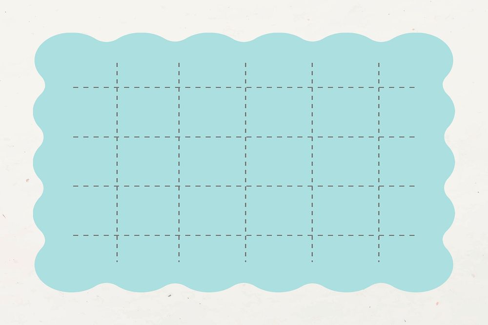 Blank pastel blue notepaper graphic