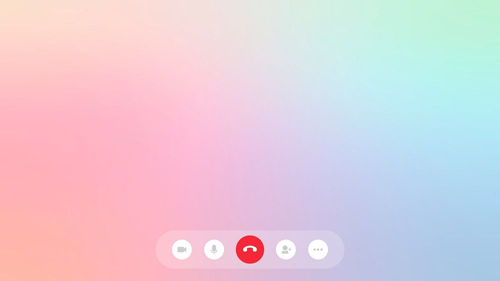 Incoming call interface psd background with design space