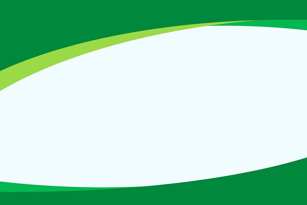 Simple blank green background vector for business