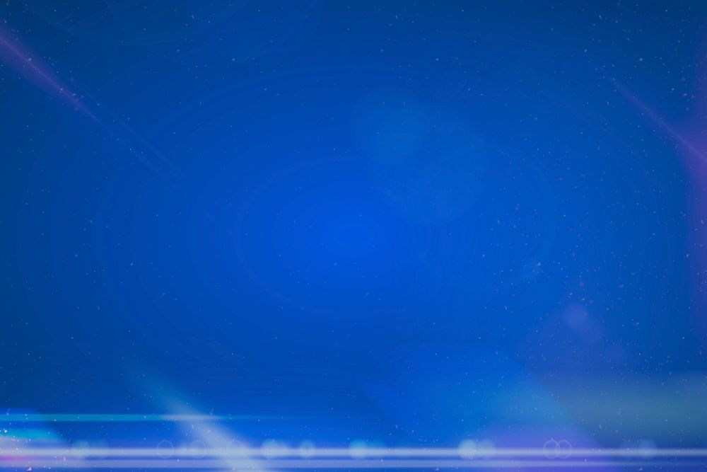 Futuristic anamorphic lens flare vector lighting effect on deep blue background
