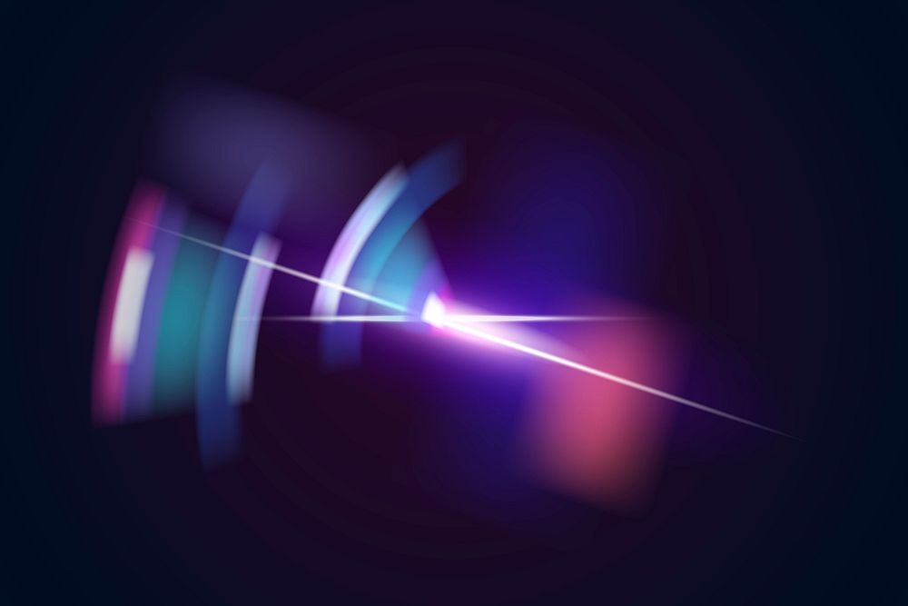 Purple lens flare psd spectrum ghost design element