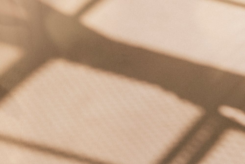 Aesthetic window shadow beige on texture background