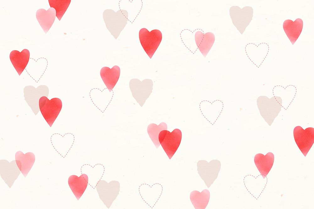 Cute love pattern vector background 