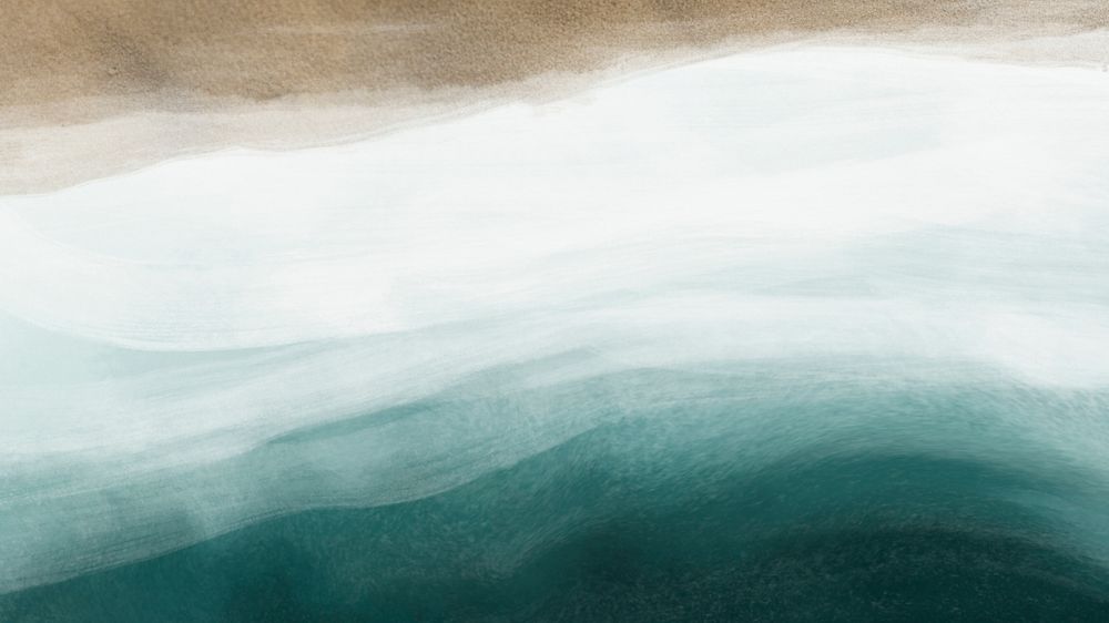 Sand and sea watercolor texture background