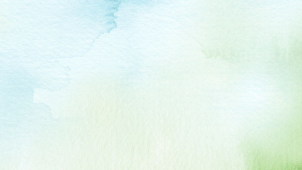 Abstract background psd illustration in watercolor blue and green