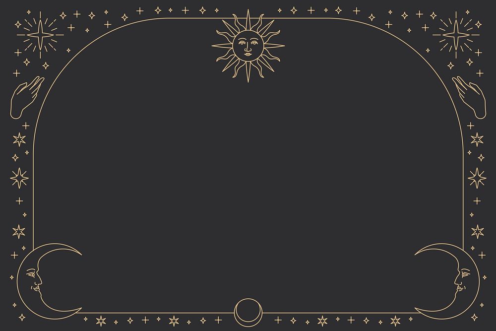 Celestial icons psd desktop background on black