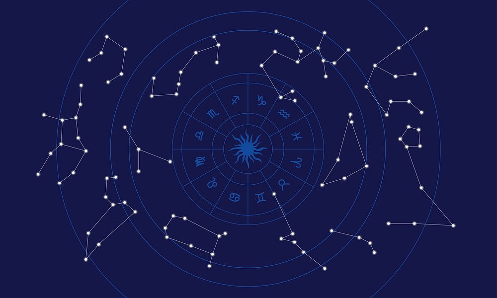Illustration of horoscope vector