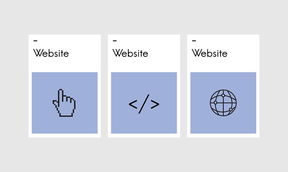 Illustration of web design vector