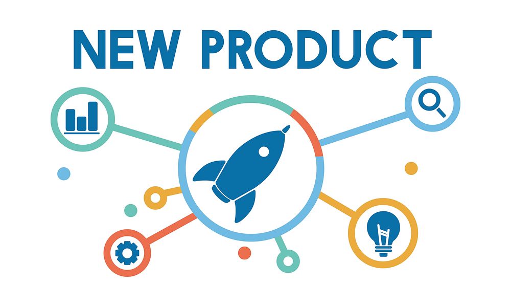 Illustration of new product development vector