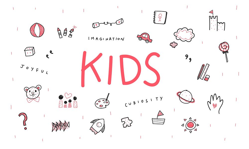 Illustration of kids concept vector