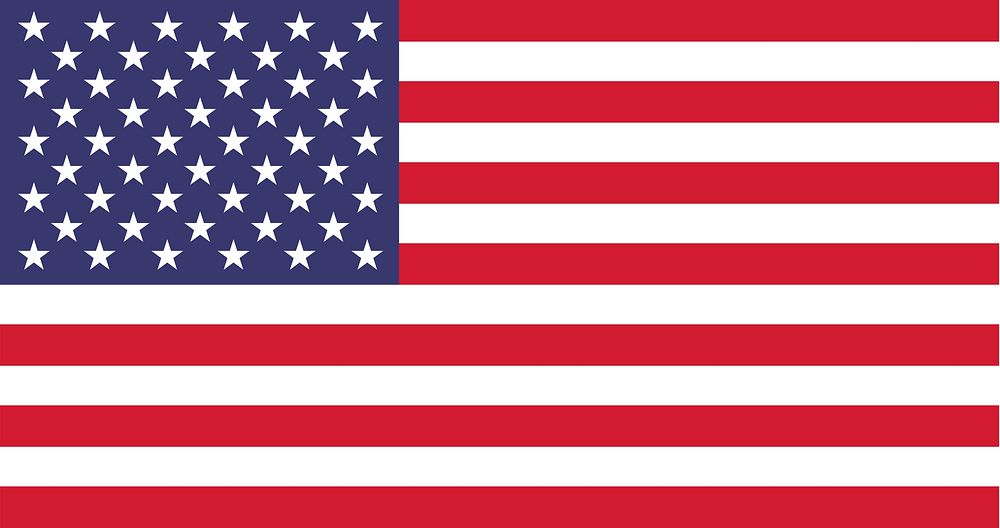 Illustration of USA flag vector