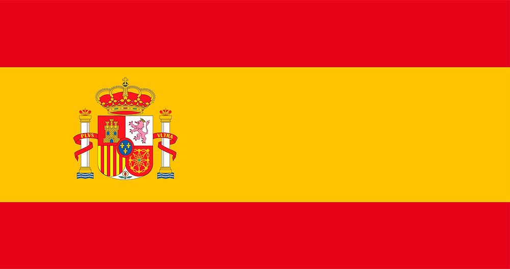 Illustration of Spain flag vector