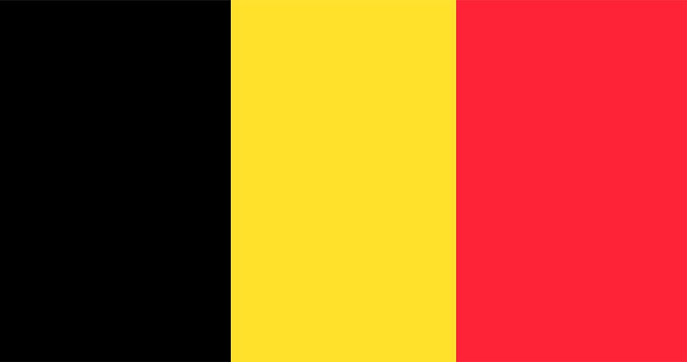 Illustration of Belgium flag vector