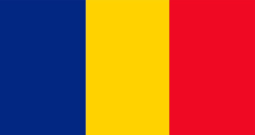 Illustration of Romania flag vector