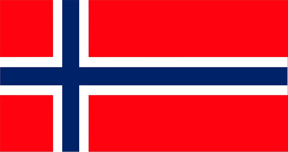 Illustration of Norway flag vector