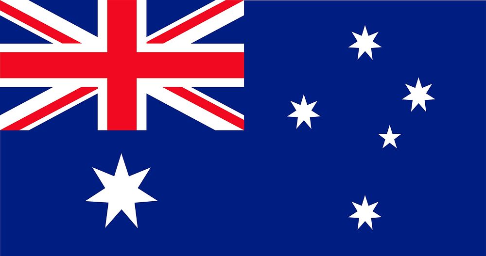Illustration of Australia flag vector