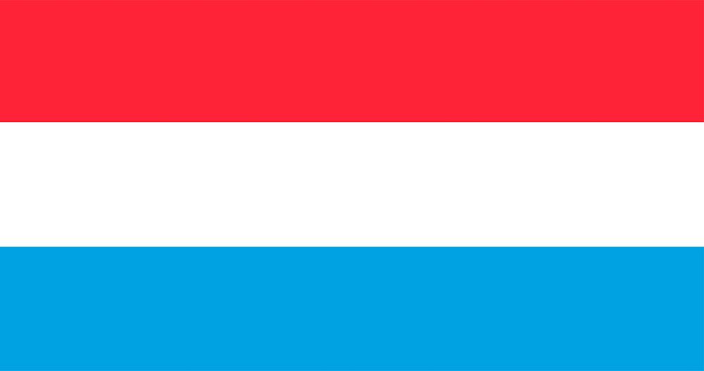 Illustration of Luxembourg flag vector