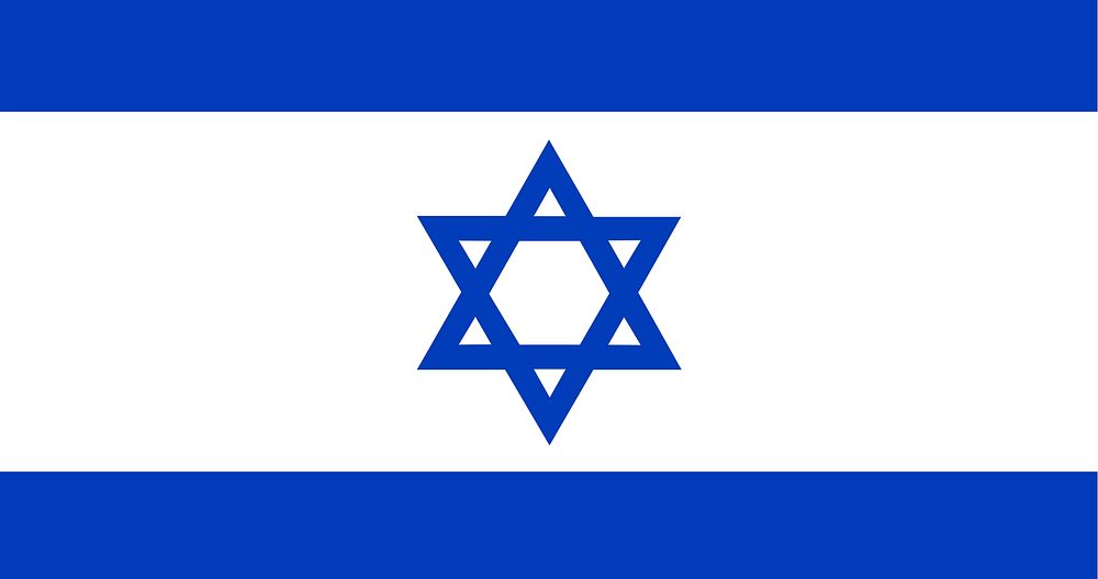 Illustration of Israel flag vector