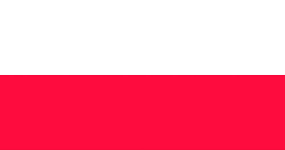 Illustration of Poland flag vector