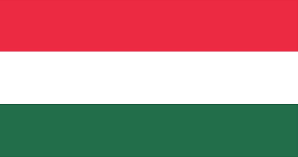 Illustration of Hungary flag vector