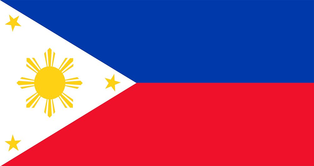 Illustration of the philippines flag vector