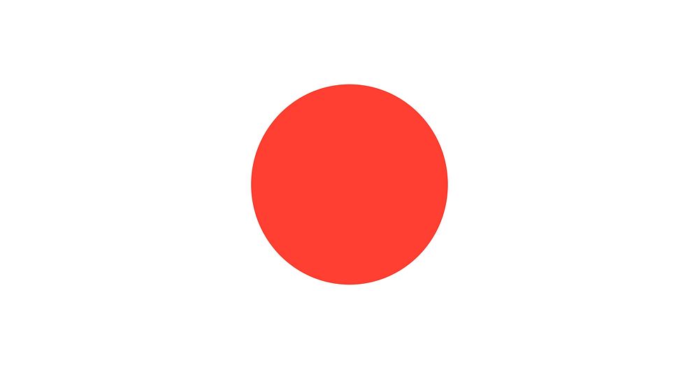 Illustration of Japan flag vector