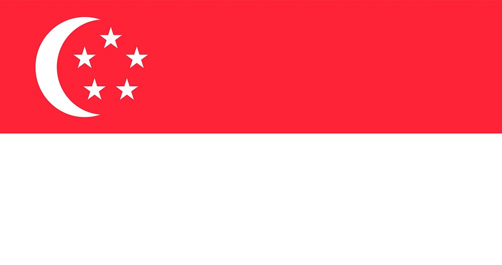 Illustration of Singapore flag vector