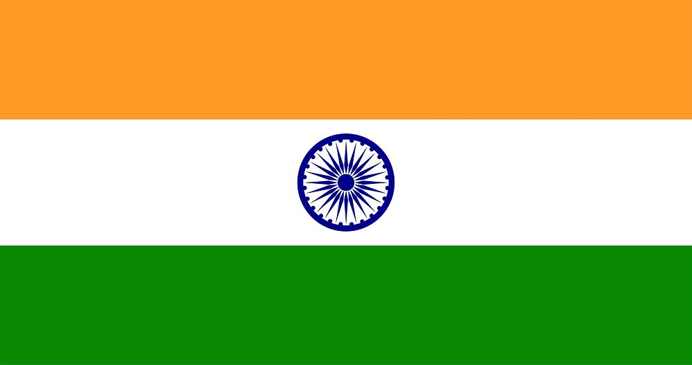 Illustration of India flag vector