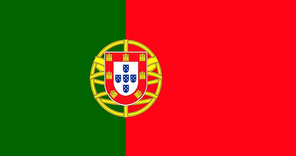 Illustration of Portugal flag vector