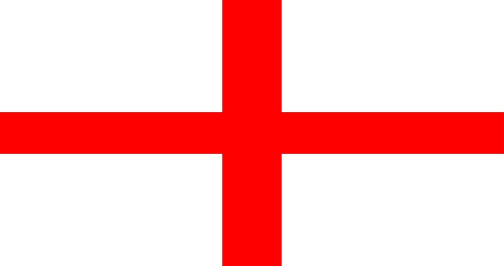 Illustration flag of England vector