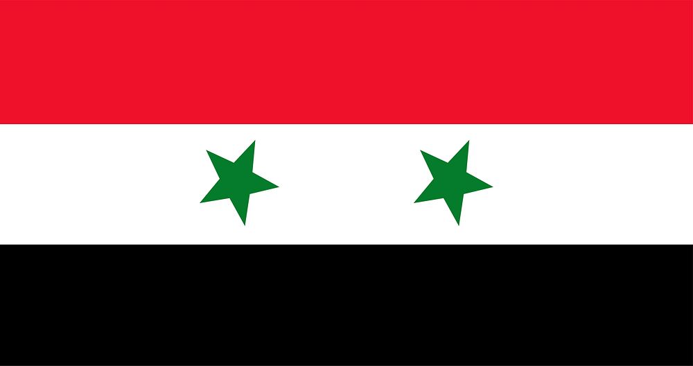 Illustration of Syria flag vector