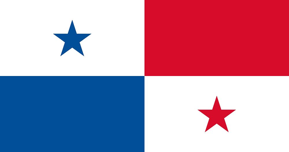 The national flag of Panama vector